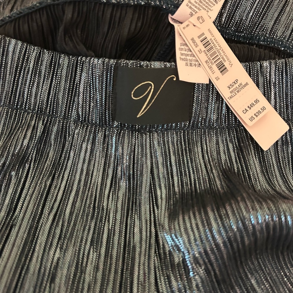 Victoria's Secret Shimmering Black Pajama Pants